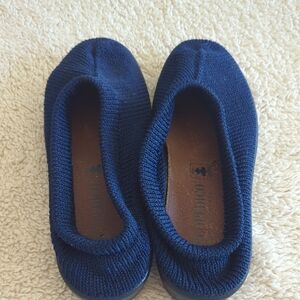 Arcopedico Blue Knit Ballet Flats Womens Size 35 / US 5-5.5 NWOT Comfort Slip On